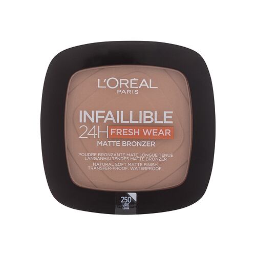 Bronzer L'Oréal Paris Infaillible 24H Fresh Wear Matte Bronzer 9 g 250 Light