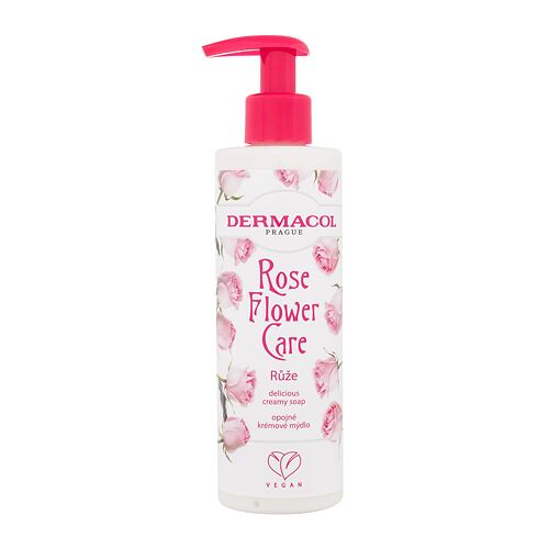 Tekoče milo Dermacol Rose Flower Care Creamy Soap 250 ml