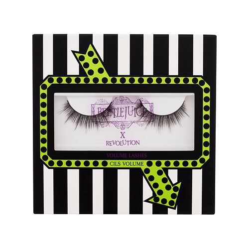 Umetne trepalnice Makeup Revolution London Beetlejuice Volume Lashes 1 kos Black