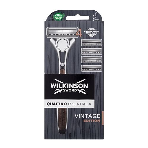 Brivnik Wilkinson Sword Quattro Essential 4 Vintage Edition 1 kos