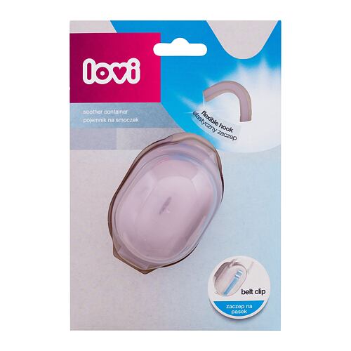 Škatlica za dudo LOVI Soother Container Pink 1 kos