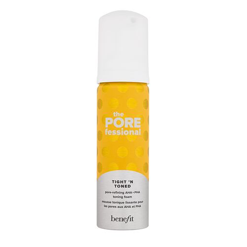 Losjon in sprej za obraz Benefit The POREfessional Tight 'N Toned Pore-Refining AHA + PHA Toning Foam 133 ml