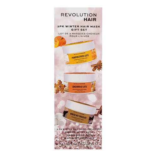 Maska za lase Revolution Haircare London Winter Hair Mask Gift Set 50 ml Seti