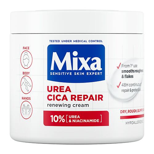 Krema za telo Mixa Urea Cica Repair+ Renewing Cream 400 ml