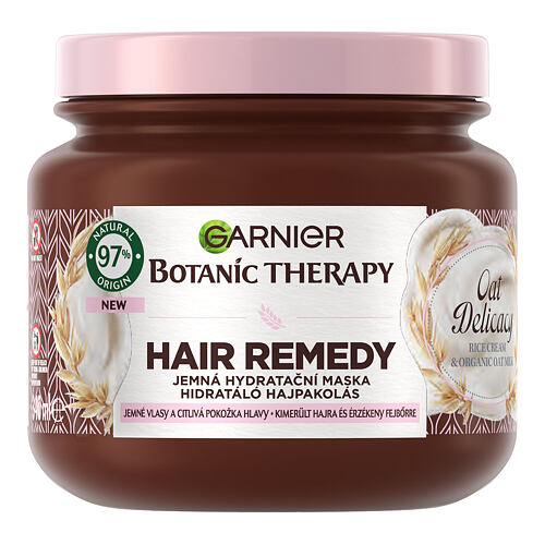 Maska za lase Garnier Botanic Therapy Oat Delicacy Hair Remedy 340 ml