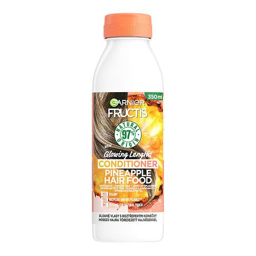 Balzam za lase Garnier Fructis Hair Food Pineapple Glowing Lengths Conditioner 350 ml