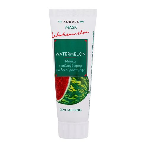 Maska za obraz Korres Watermelon Revitalising Mask 18 ml