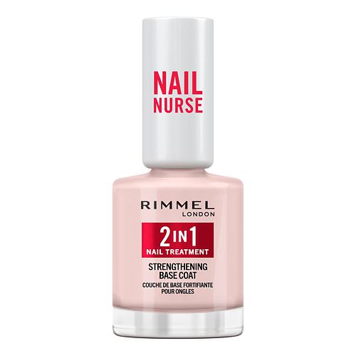 Lak za nohte Rimmel London Nail Nurse 2in1 Strenghtening Base Coat 12 ml