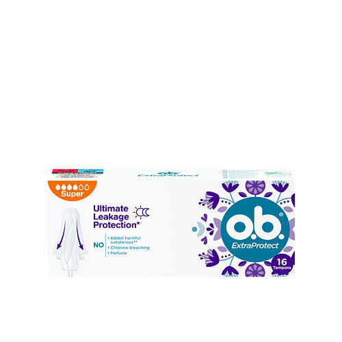 Tampon o.b. ExtraProtect Super 16 kos