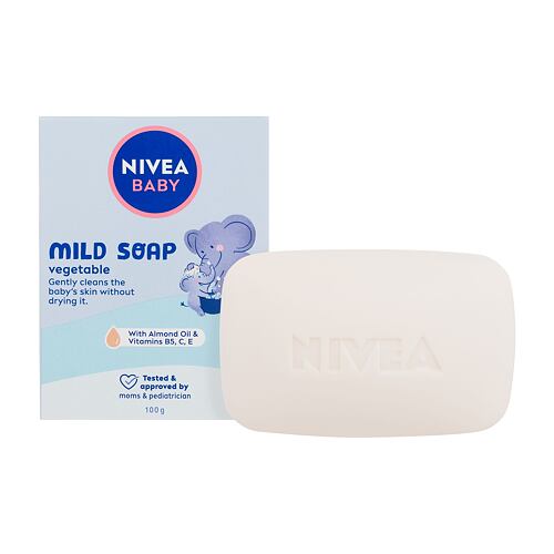 Trdo milo Nivea Baby Mild Soap 100 g poškodovana škatla