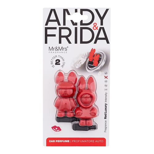 Osvežilci za vozilo Mr&Mrs Fragrance Andy & Frida Red Luxury 1 kos