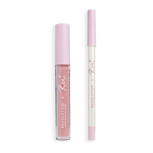 Glos za ustnice Makeup Revolution London x Roxi Lip Kit 3 ml Cherry Blossom Seti