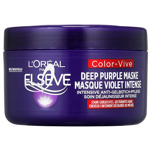 Maska za lase L'Oréal Paris Elseve Color-Vive Deep Purple Mask 250 ml