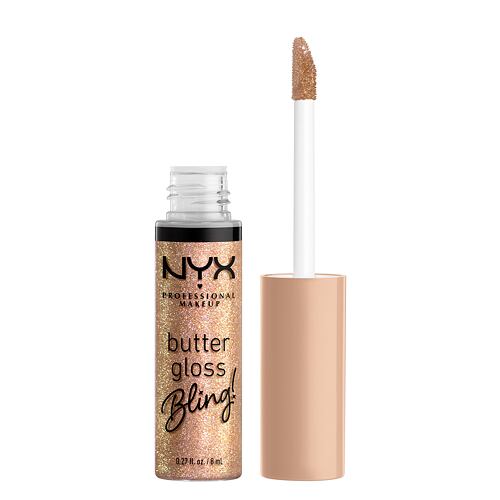 Glos za ustnice NYX Professional Makeup Butter Gloss Bling 8 ml 01 Bring The Bling