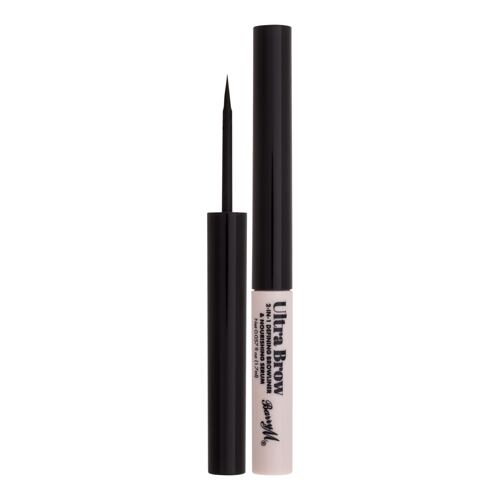 Svinčnik za obrvi Barry M Ultra Brow 2-in-1 Defining Browliner & Nourishing Serum 1,7 ml Black