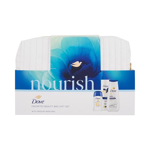 Gel za prhanje Dove Nourish Favorites Beauty Bag 225 ml Seti