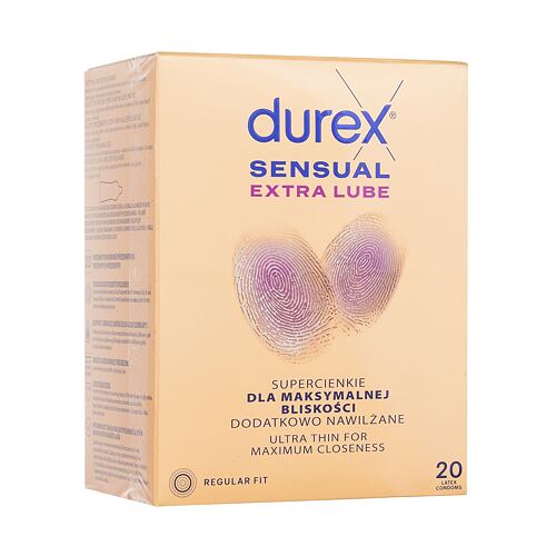 Kondomi Durex Sensual Extra Lube 20 kos