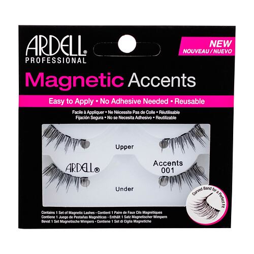 Umetne trepalnice Ardell Magnetic Accents 001 1 kos Black