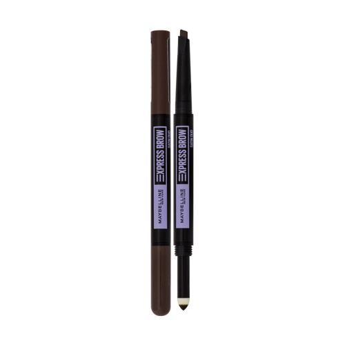 Svinčnik za obrvi Maybelline Express Brow Satin Duo 0,71 g Dark Brown