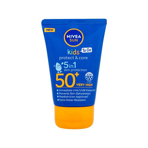 Zaščita pred soncem za telo Nivea Sun Kids Protect & Care Sun Lotion 5 in 1 SPF50+ 50 ml