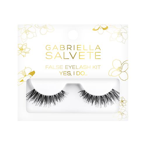 Umetne trepalnice Gabriella Salvete Yes, I Do! False Eyelash Kit 1 kos Black Seti