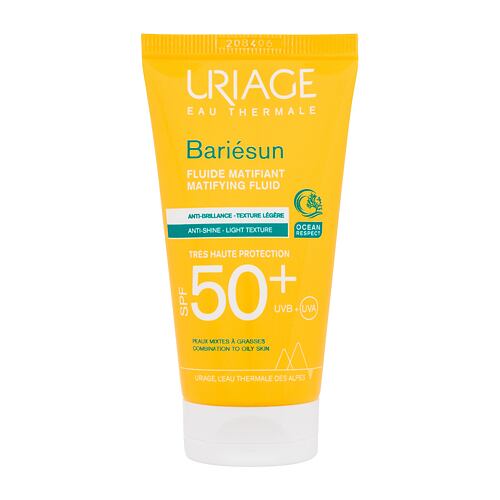 Zaščita pred soncem za obraz Uriage Bariésun Matifying Fluid SPF50+ 50 ml