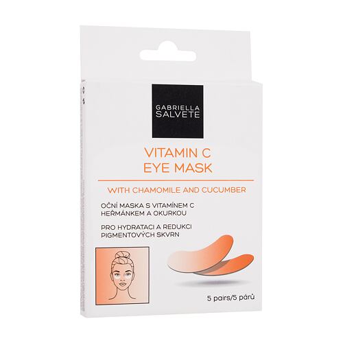 Maska za področje okoli oči Gabriella Salvete Vitamin C Eye Mask 5 kos