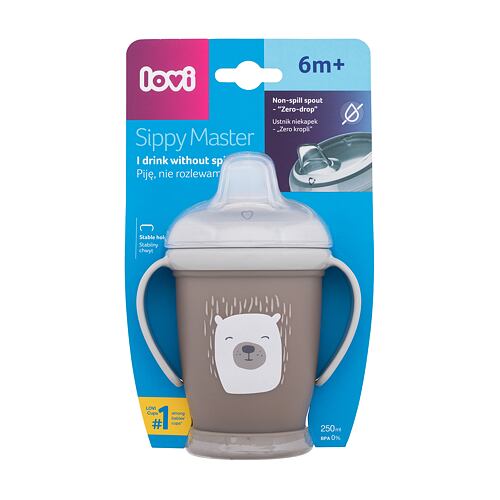 Skodelica LOVI Buddy Bear Sippy Master 250 ml