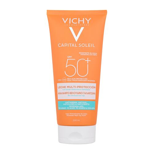 Zaščita pred soncem za telo Vichy Capital Soleil Multi-Protection Milk SPF50+ 200 ml