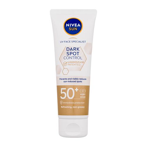 Dnevna krema za obraz Nivea Sun Dark Spot Control Sun Fluid SPF50+ 40 ml