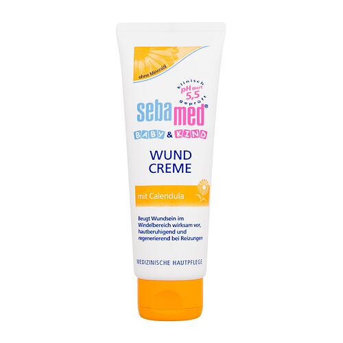 Za plenični izpuščaj SebaMed Baby Sore Cream With Calendula 75 ml poškodovana škatla