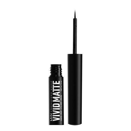 Črtalo za oči NYX Professional Makeup Vivid Matte 2 ml 01 Black