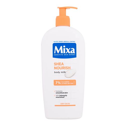 Losjon za telo Mixa Shea Nourish Body Milk 400 ml