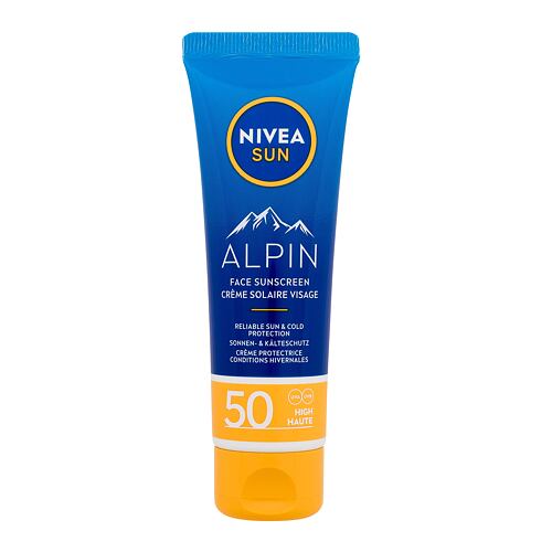 Zaščita pred soncem za obraz Nivea Sun Alpin Face Sunscreen SPF50 50 ml