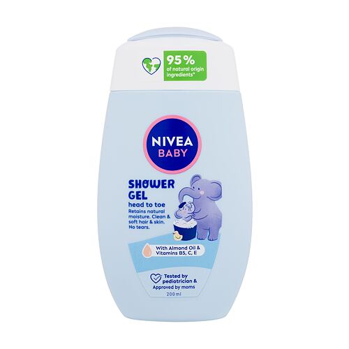 Gel za prhanje Nivea Baby Head To Toe Shower Gel 200 ml