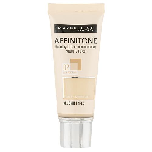 Puder Maybelline Affinitone 30 ml 02 Light Porcelain