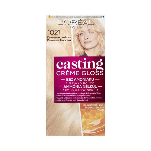 Barva za lase L'Oréal Paris Casting Creme Gloss Glossy Princess 48 ml 1021 Coconut Baby