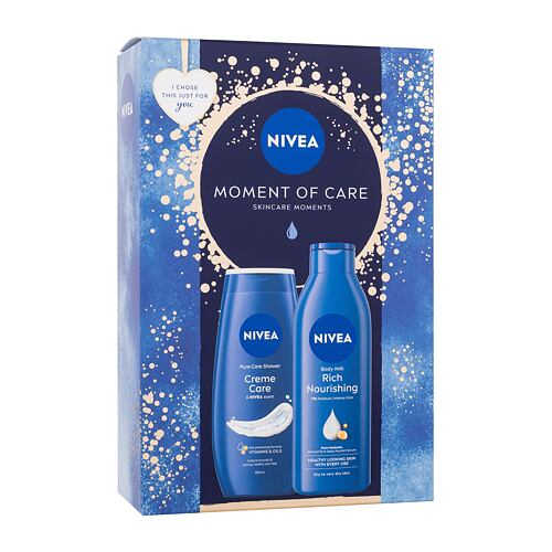 Gel za prhanje Nivea Moment Of Care 250 ml Seti