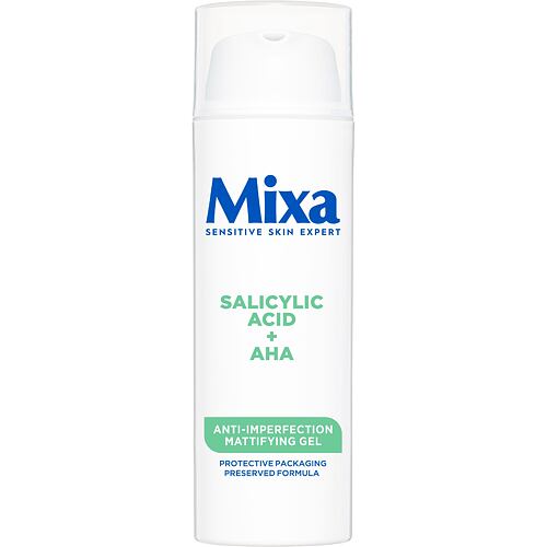 Gel za obraz Mixa Salicylic Acid + AHA Anti-Imperfection Mattifying Gel 50 ml