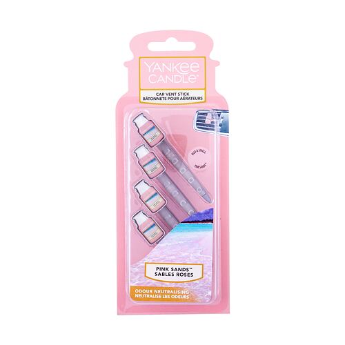 Osvežilci za vozilo Yankee Candle Pink Sands Vent Stick 4 kos