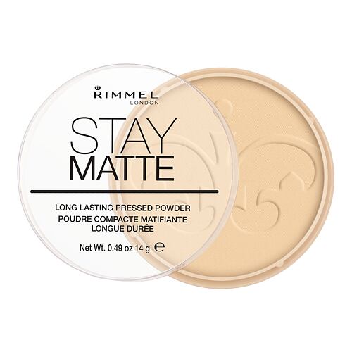 Puder v prahu Rimmel London Stay Matte 14 g 001 Transparent