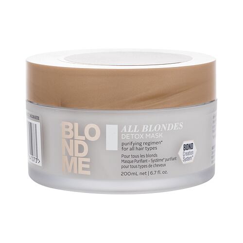 Maska za lase Schwarzkopf Professional Blond Me All Blondes Detox Mask 200 ml