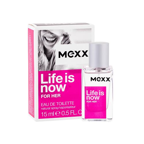 Toaletna voda Mexx Life Is Now For Her 15 ml poškodovana škatla