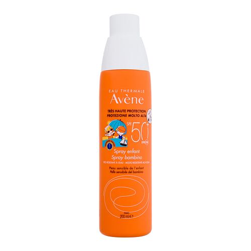 Zaščita pred soncem za telo Avene Sun Kids Spray SPF50+ 200 ml