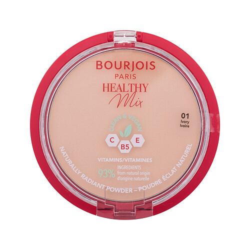 Puder v prahu BOURJOIS Paris Healthy Mix Clean & Vegan Naturally Radiant Powder 10 g 01 Ivory