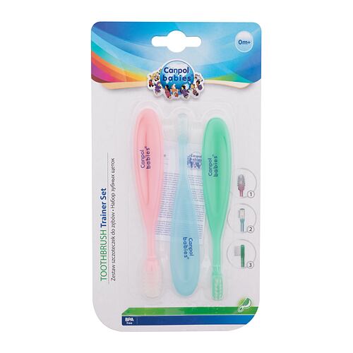 Zobna ščetka Canpol babies Baby Toothbrush Trainer Set 1 kos Seti