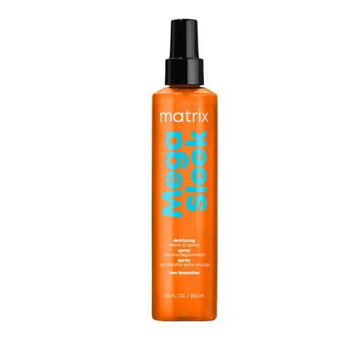 Za toplotno obdelavo las Matrix Mega Sleek Iron Smoother Defrizzing Leave-In Spray 250 ml