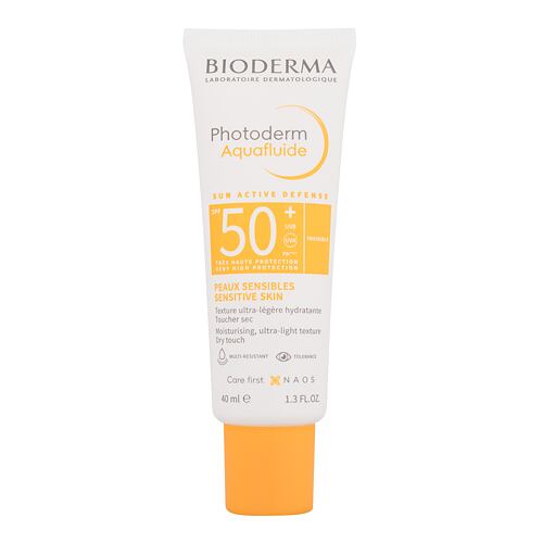 Zaščita pred soncem za obraz BIODERMA Photoderm Aquafluide Invisible SPF50+ 40 ml