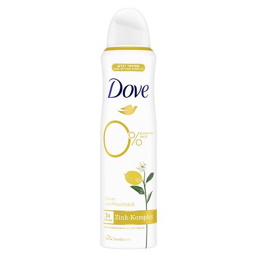 Deodorant Dove 0% ALU Citrus & Peach 48h 150 ml