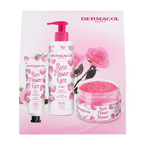 Tekoče milo Dermacol Rose Flower 250 ml poškodovana škatla Seti